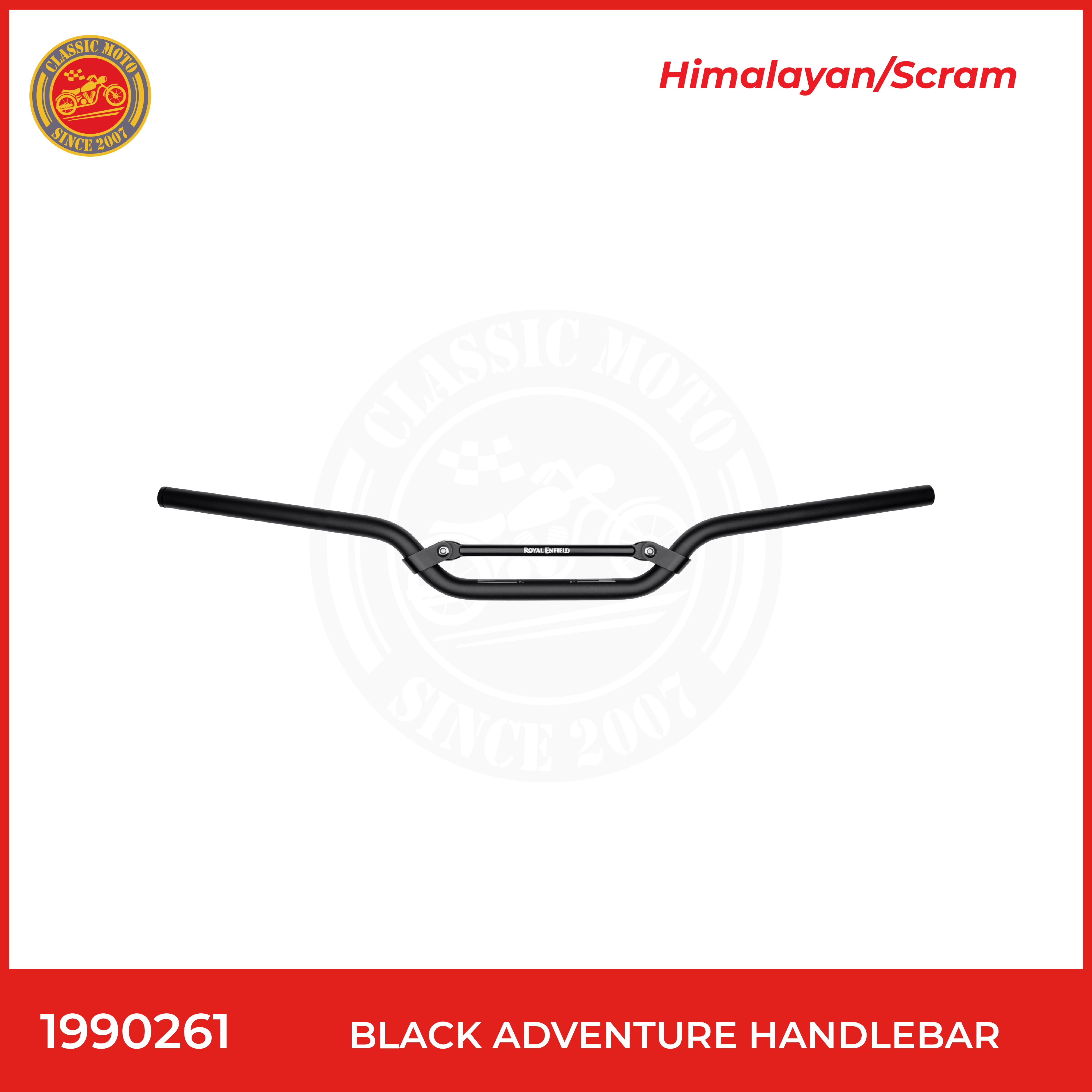 Black adventure handlebar