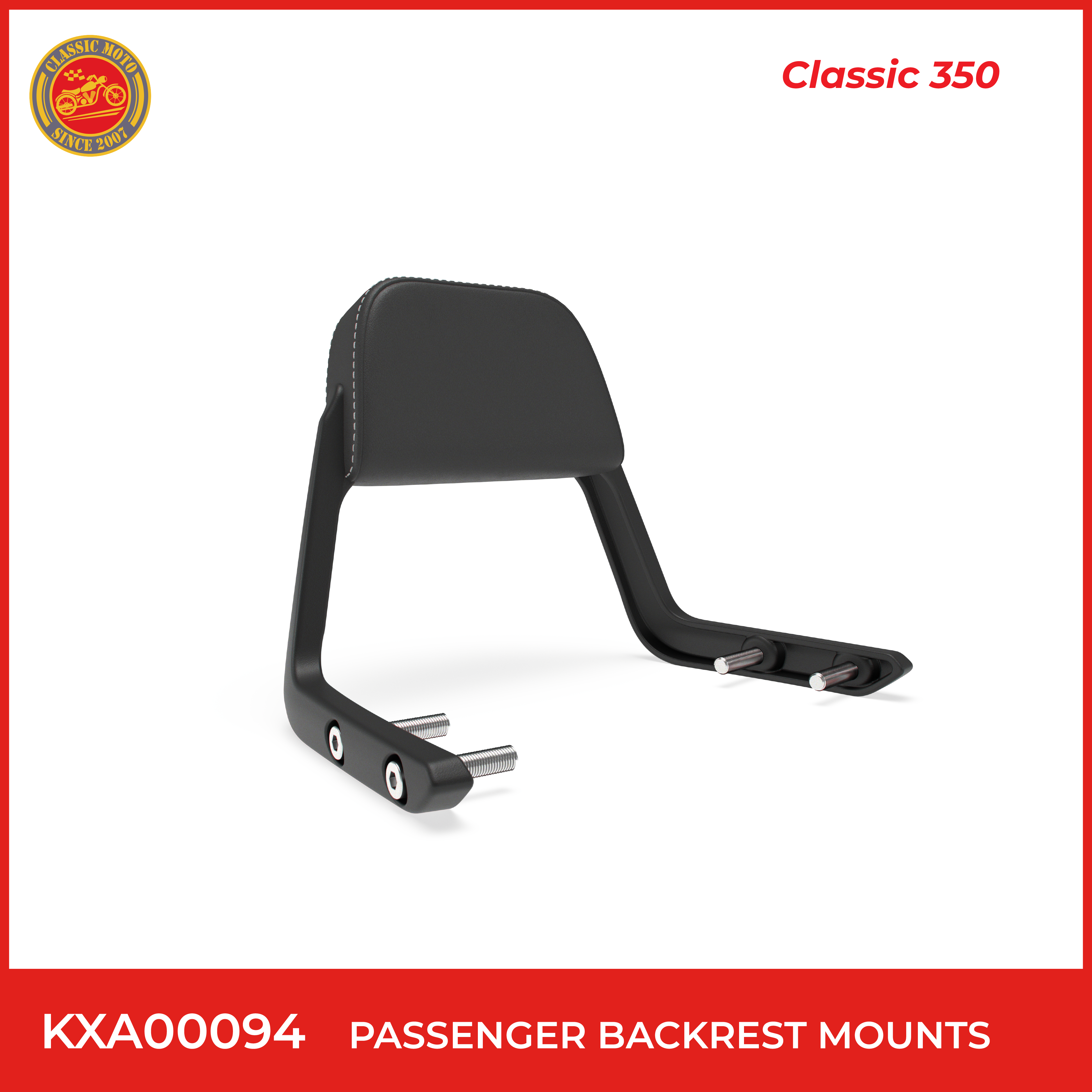 PASSENGER BACKREST MOUNTS