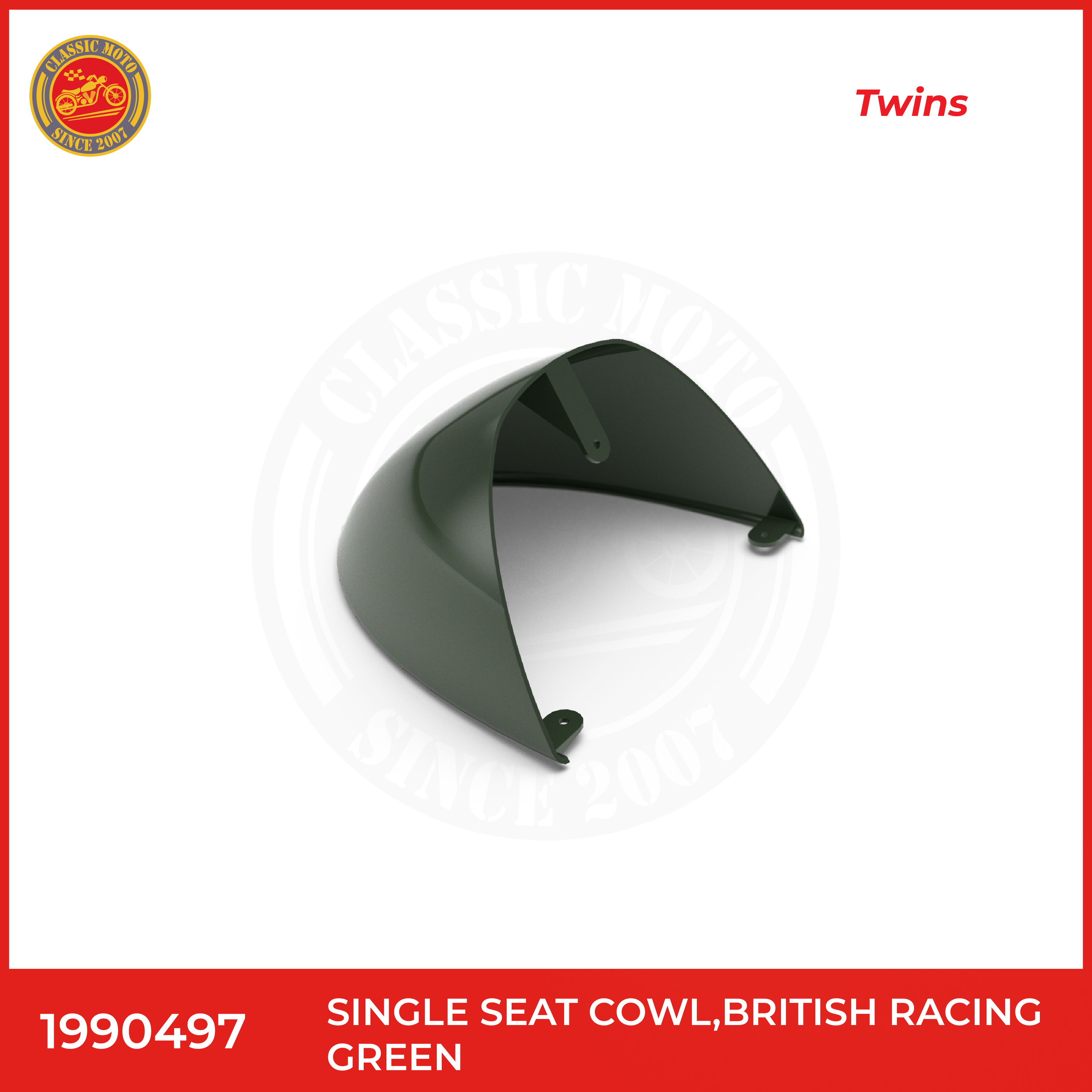 Single seat cowl,british racing