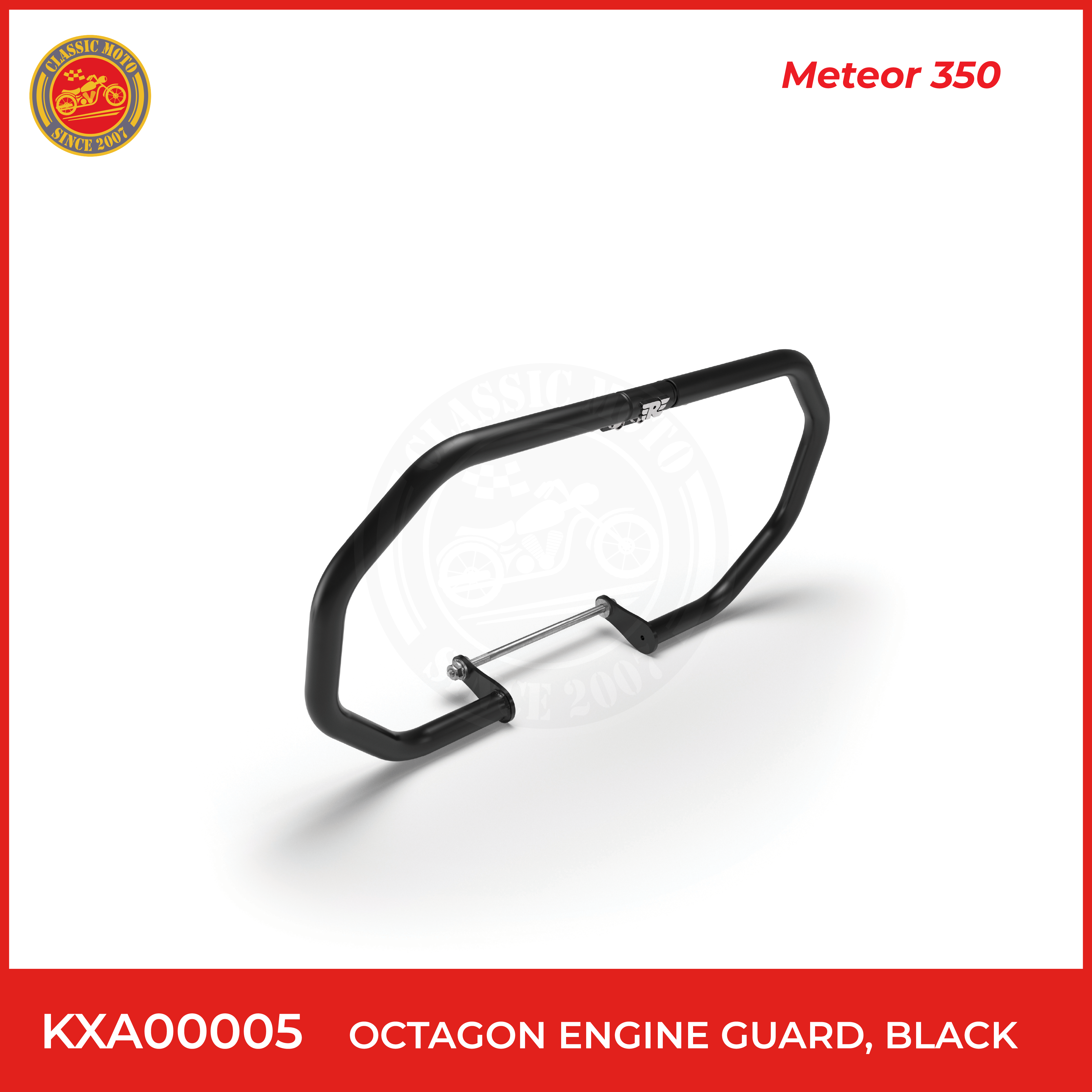 Octagon engine guard,black