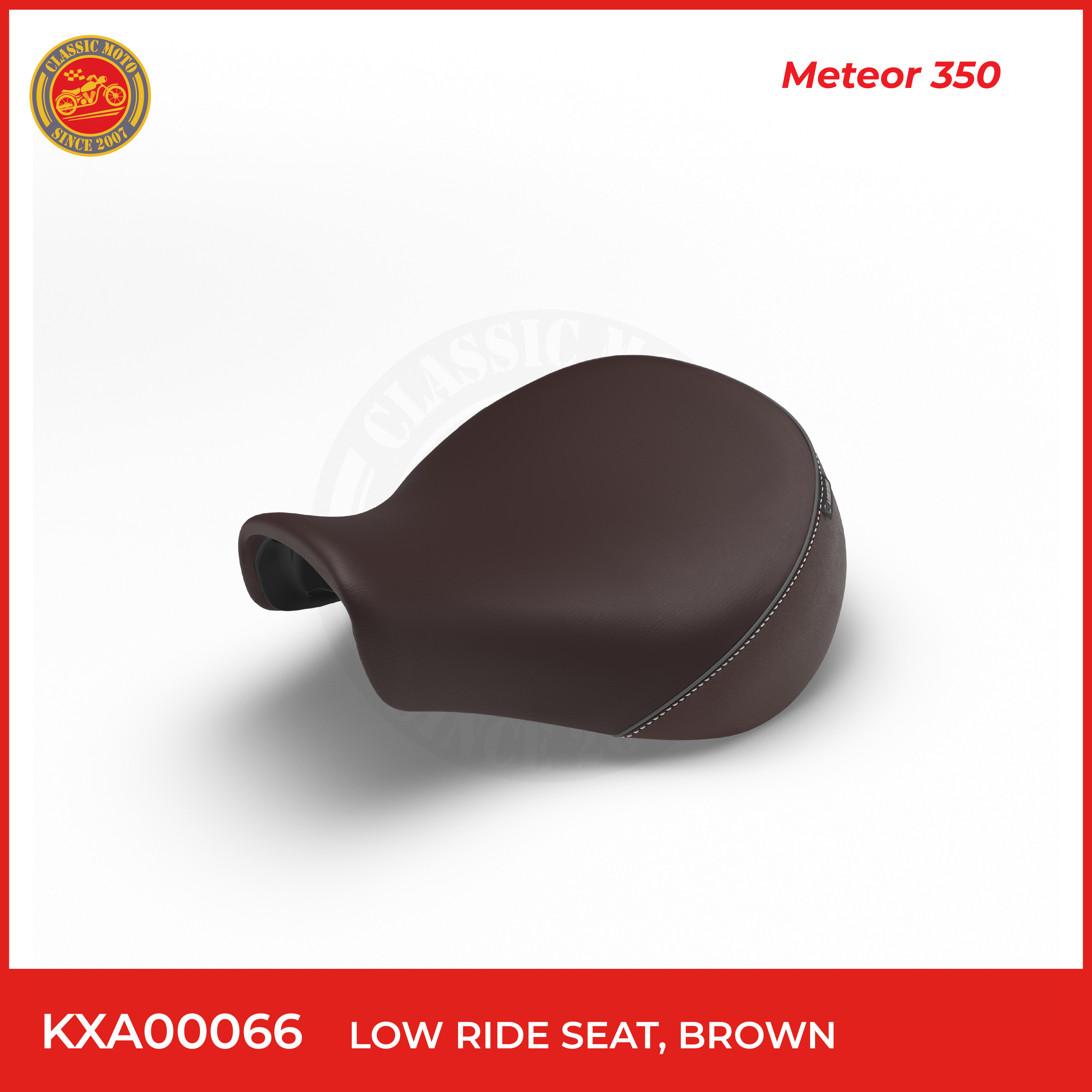 Low ride seat,brown