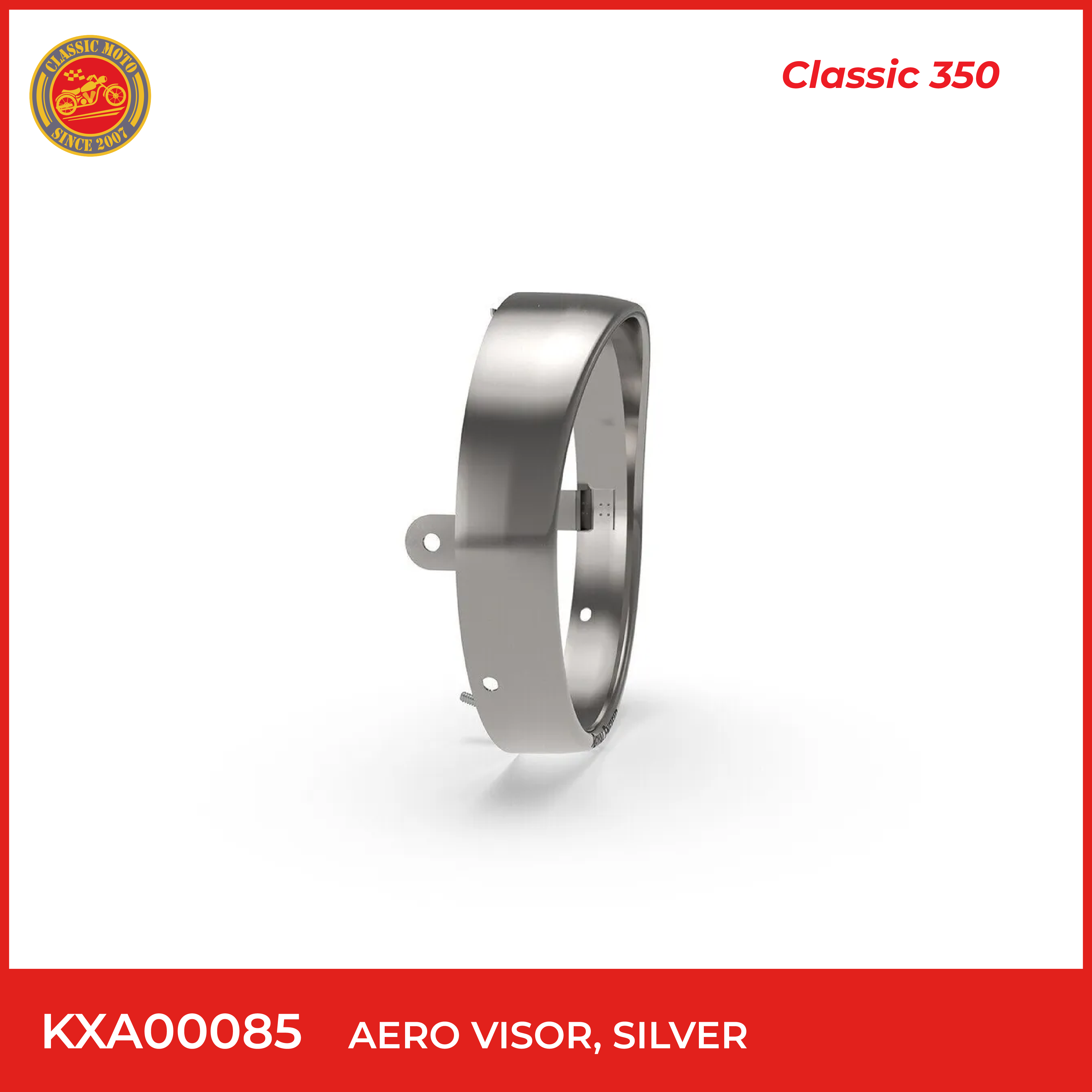 AERO VISOR, SILVER