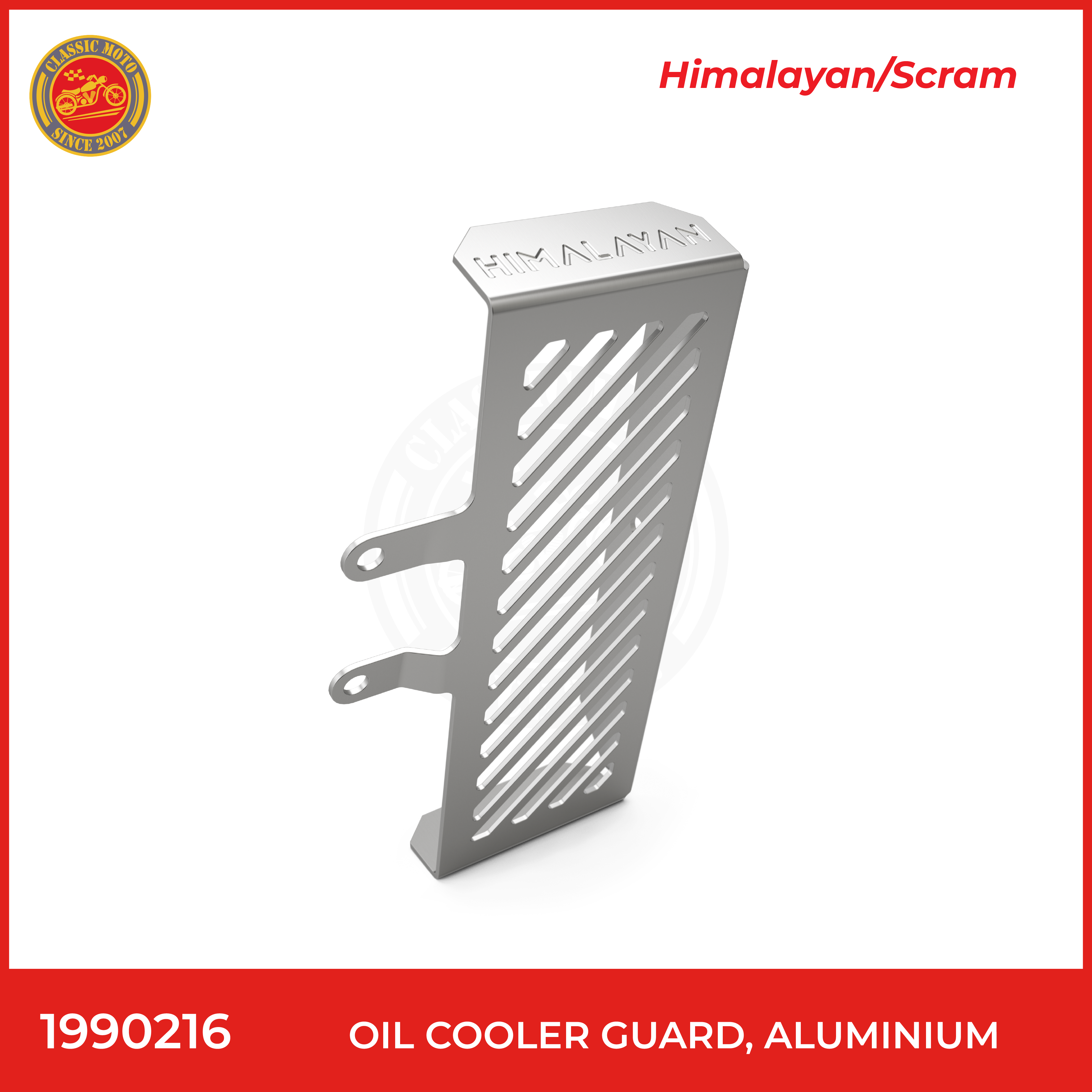 Oil cooler guard,aluminium