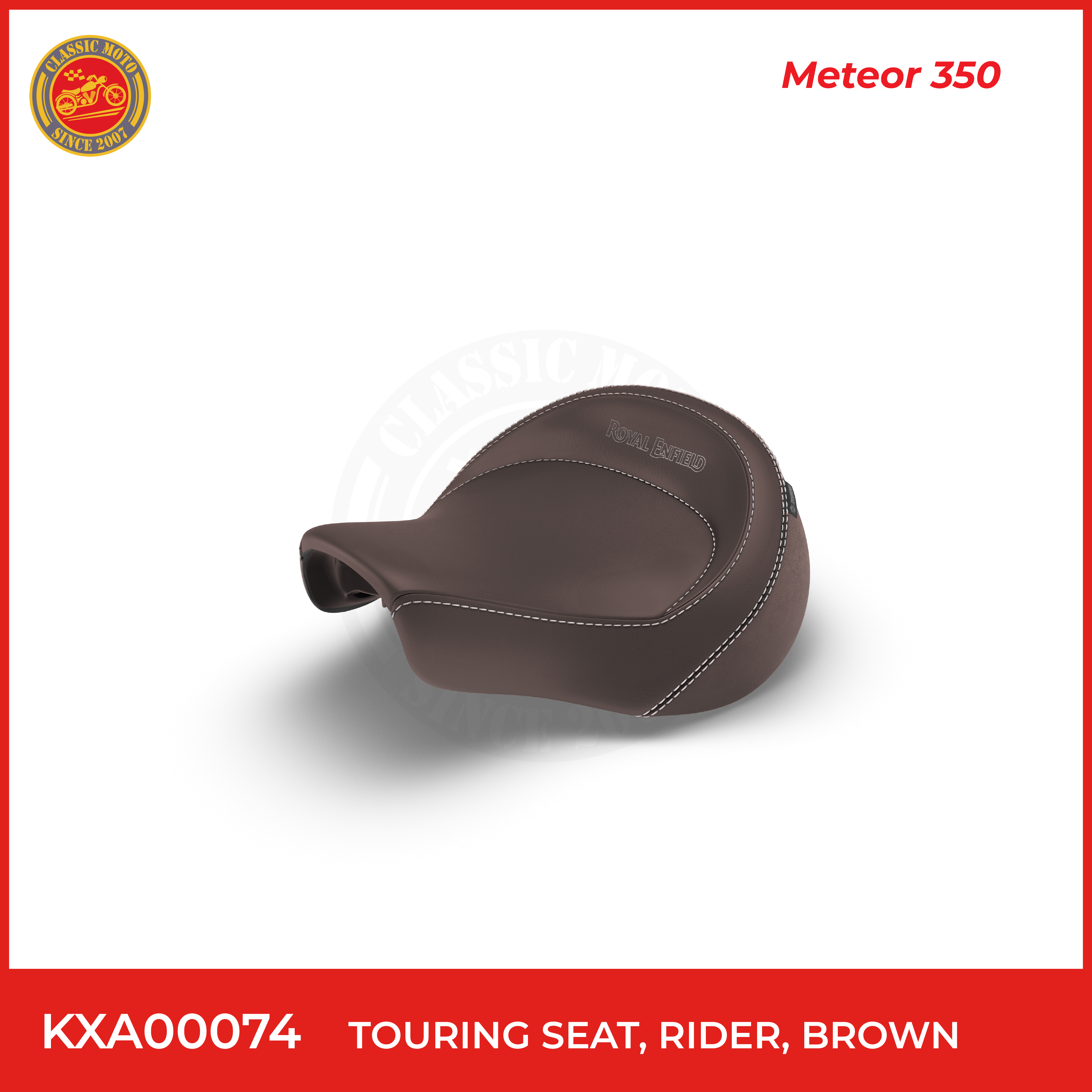 Touring seat,rider,brown