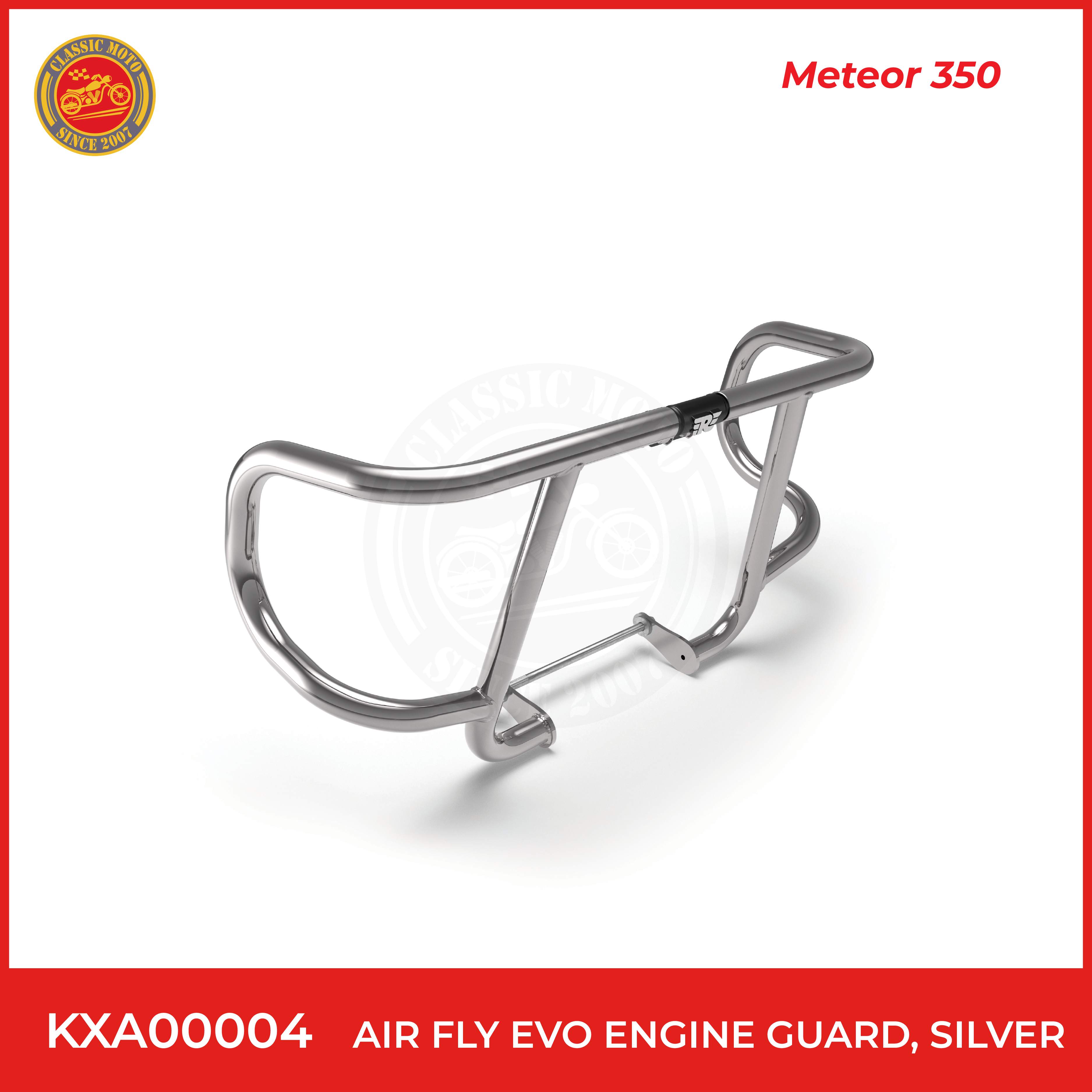 Air fly evo engine guard,silver