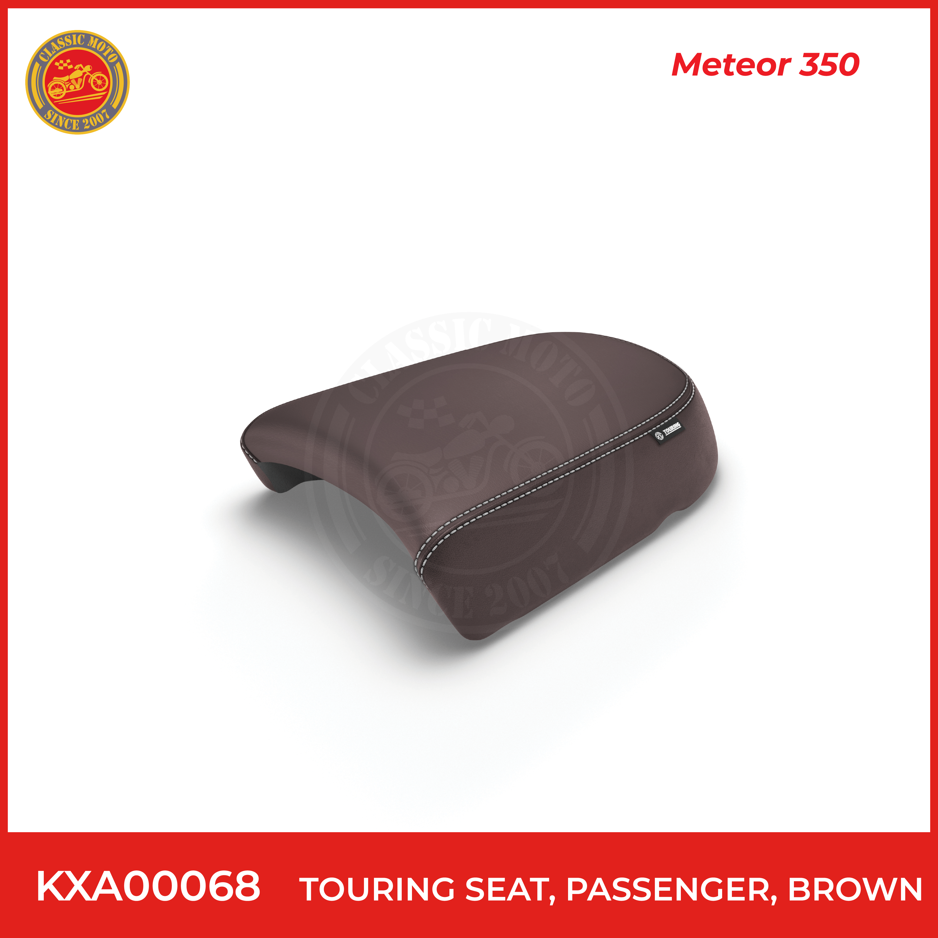 Touring seat,passenger,brown