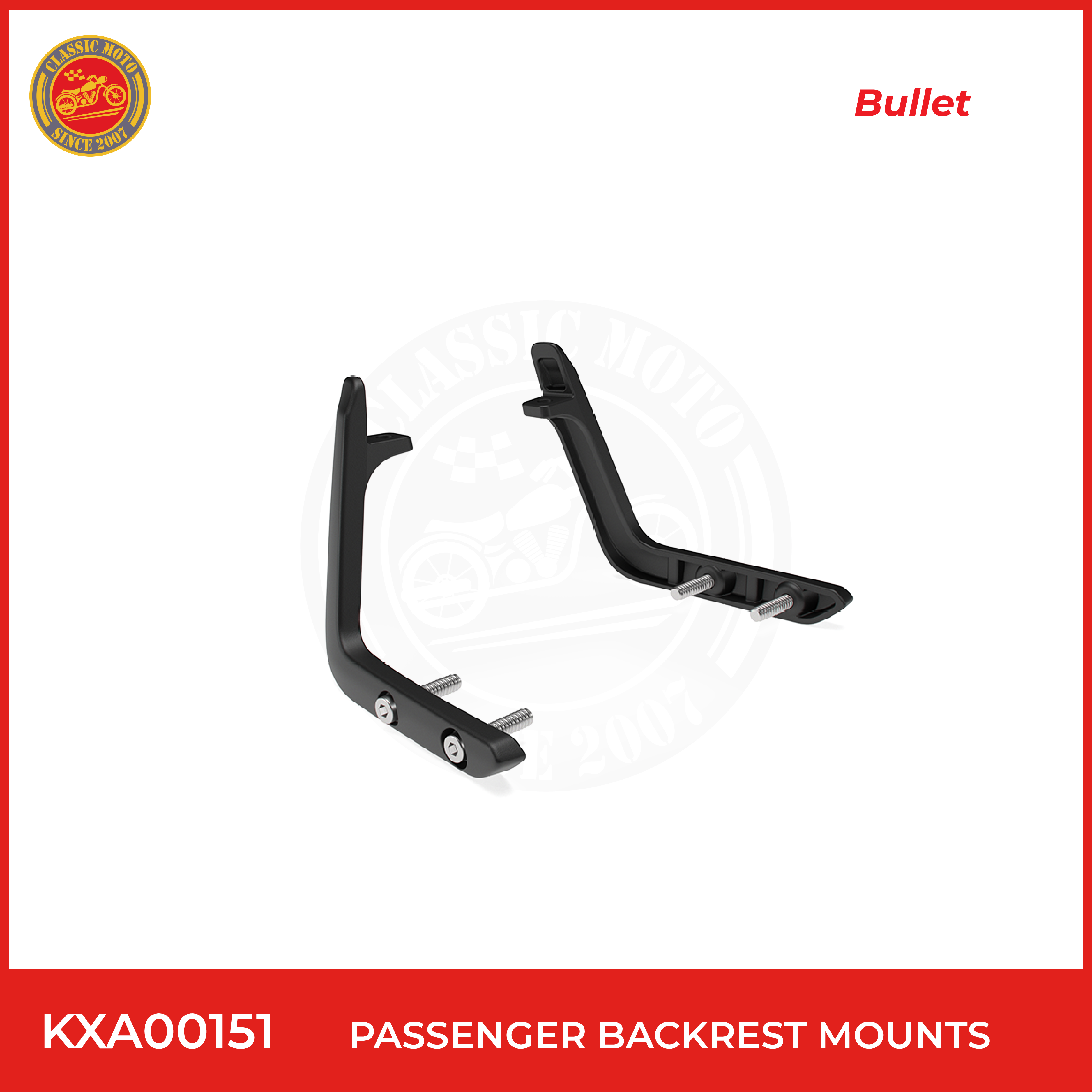 Passenger blackrest mounts