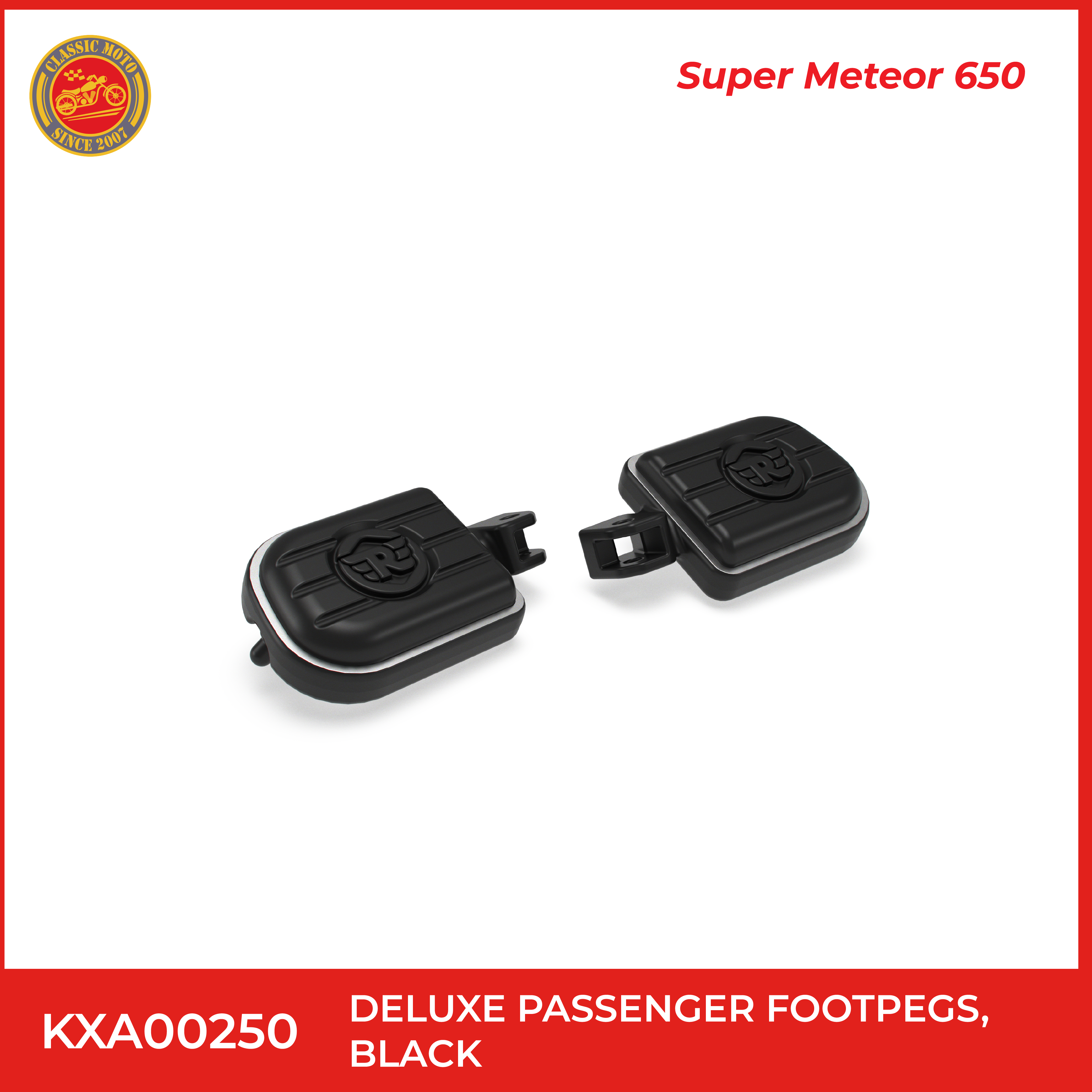 Next Deluxe passenger footpegs,black