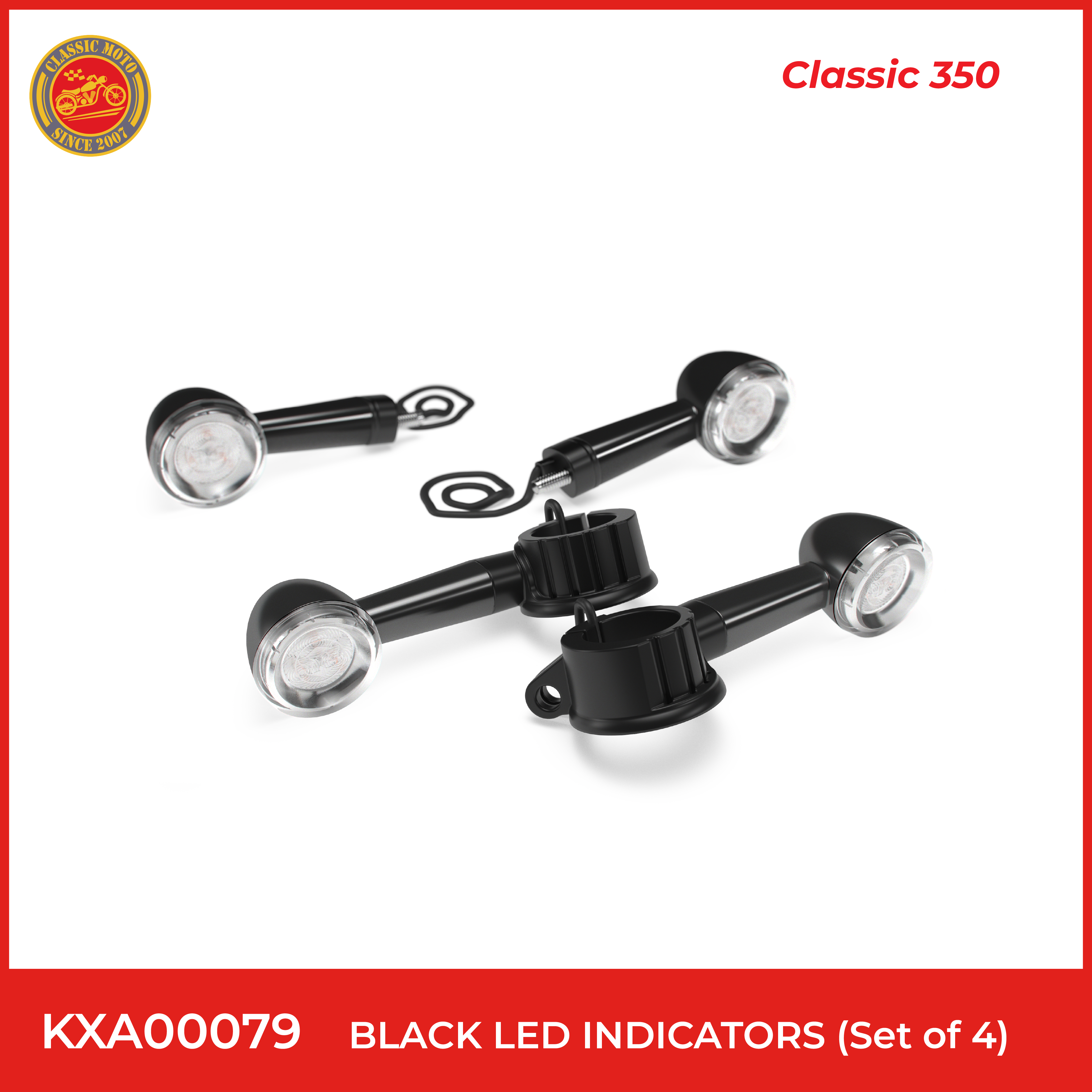 BLACK LED INDICATORS