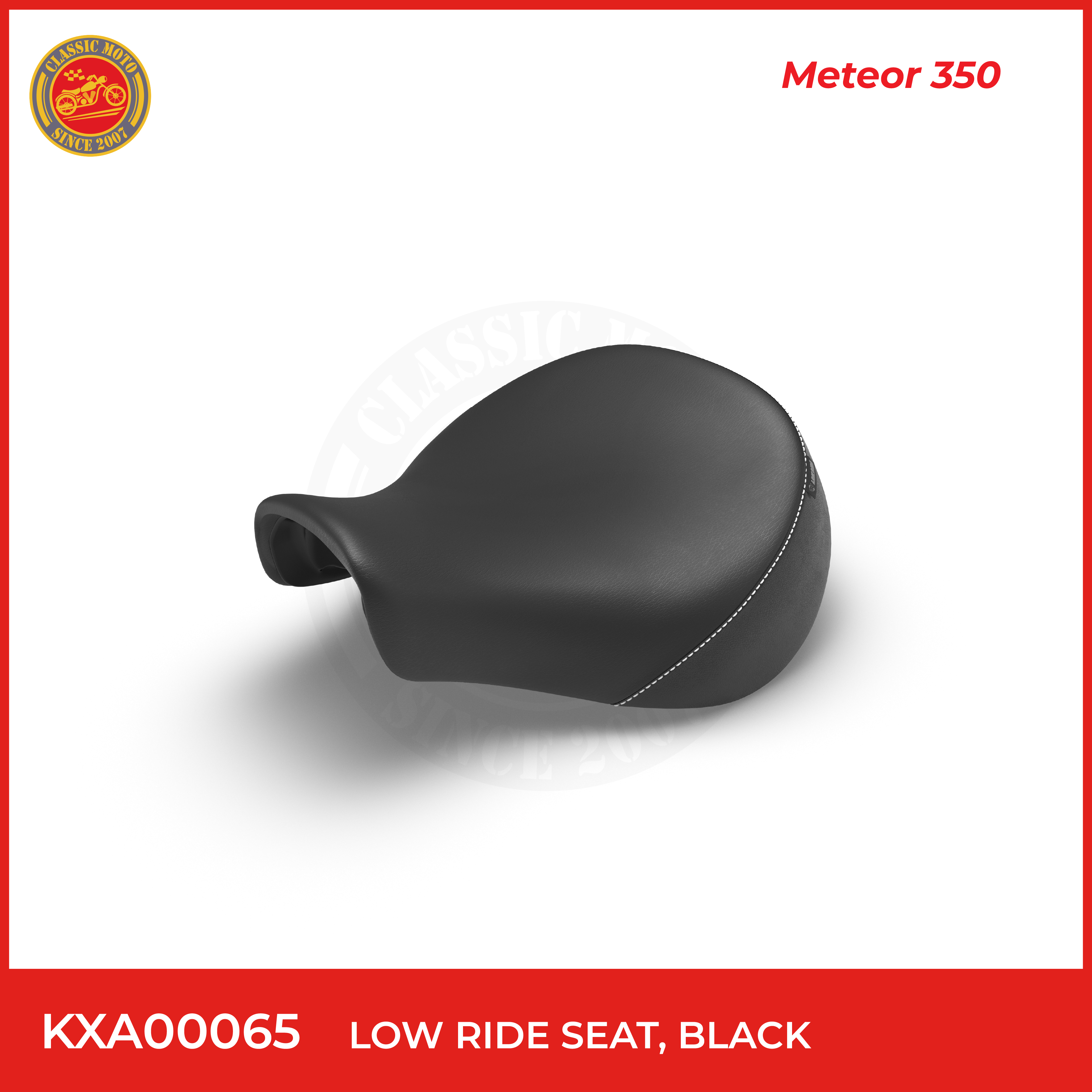 Low ride seat,black