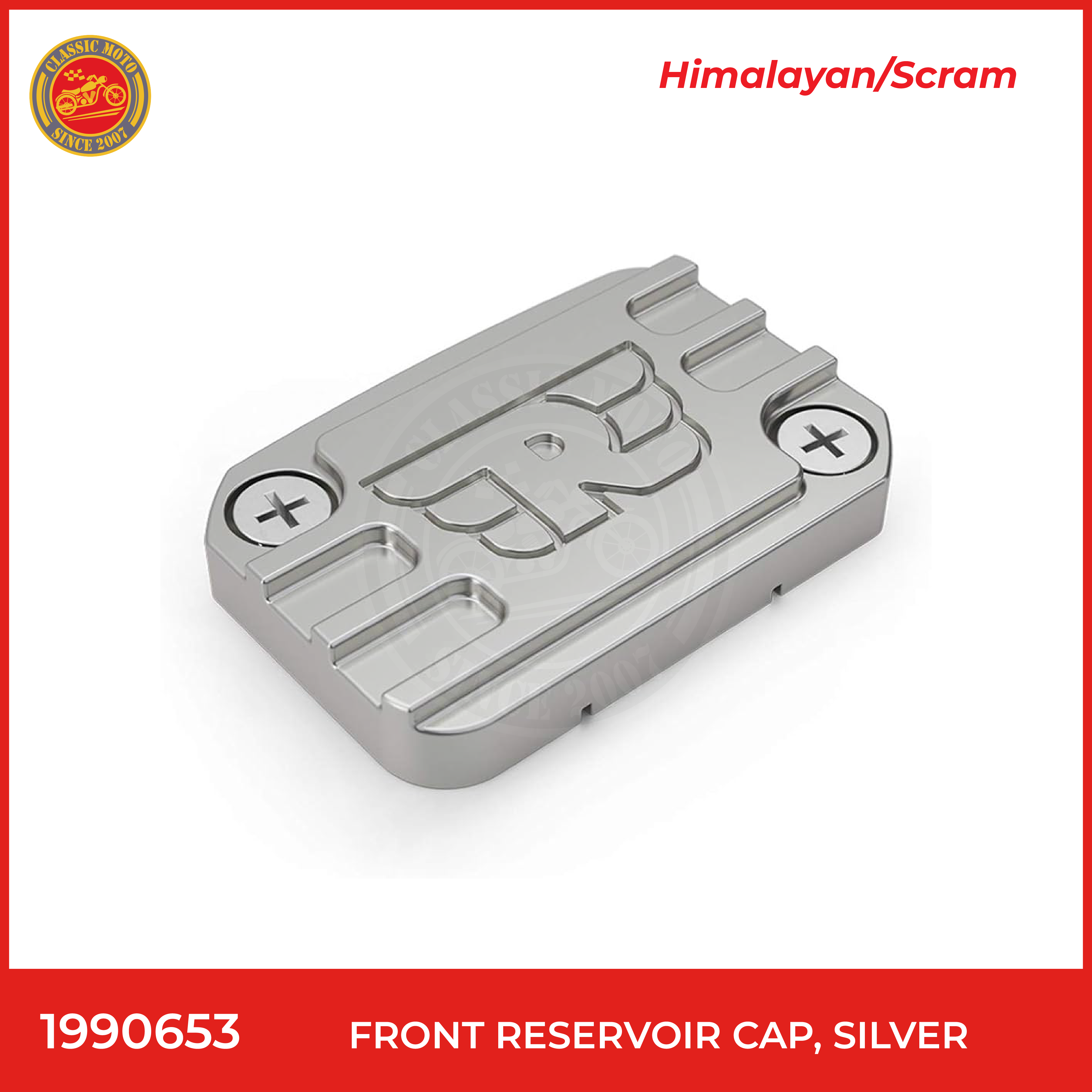 Front reservoir cap,silver