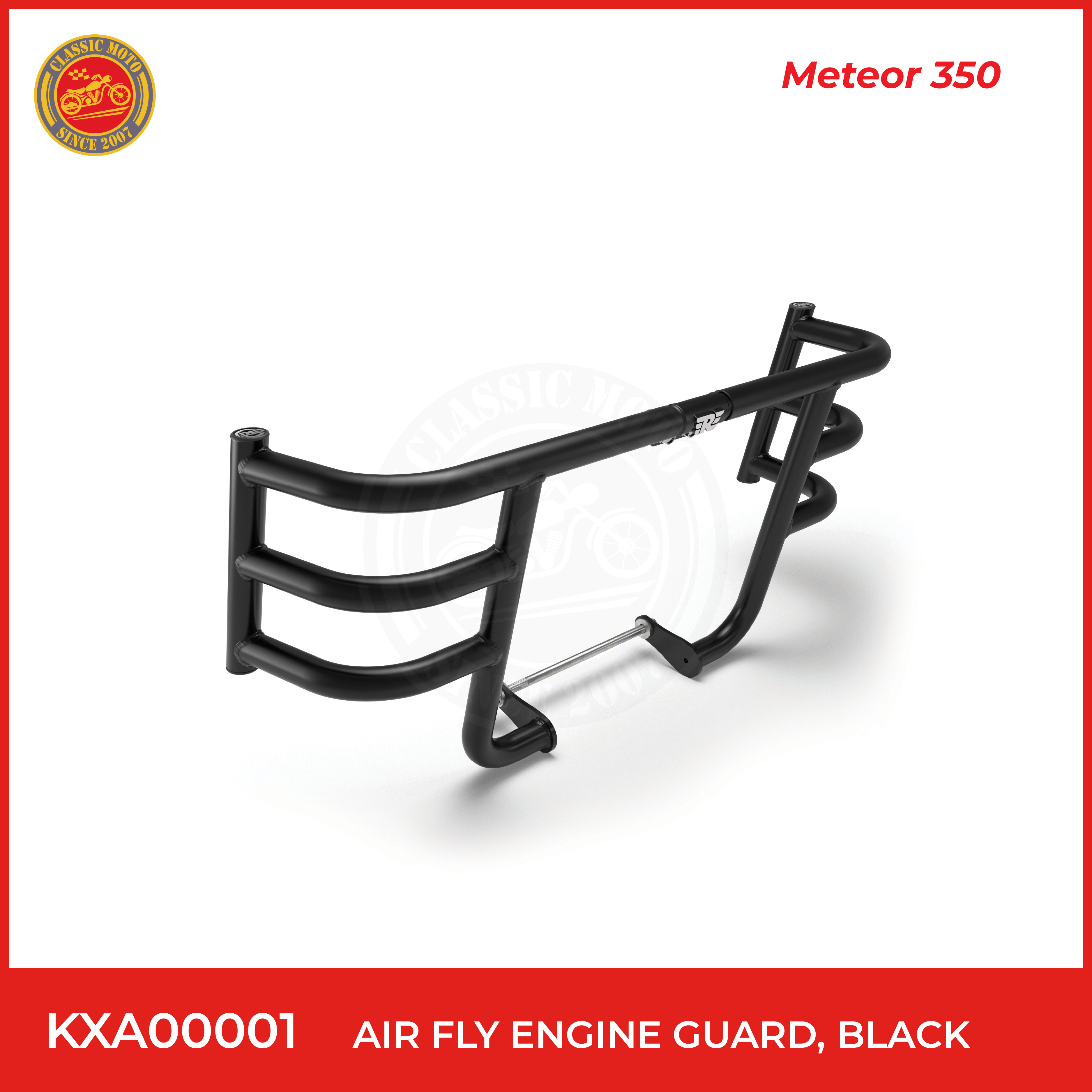 Air fly engine guard,black