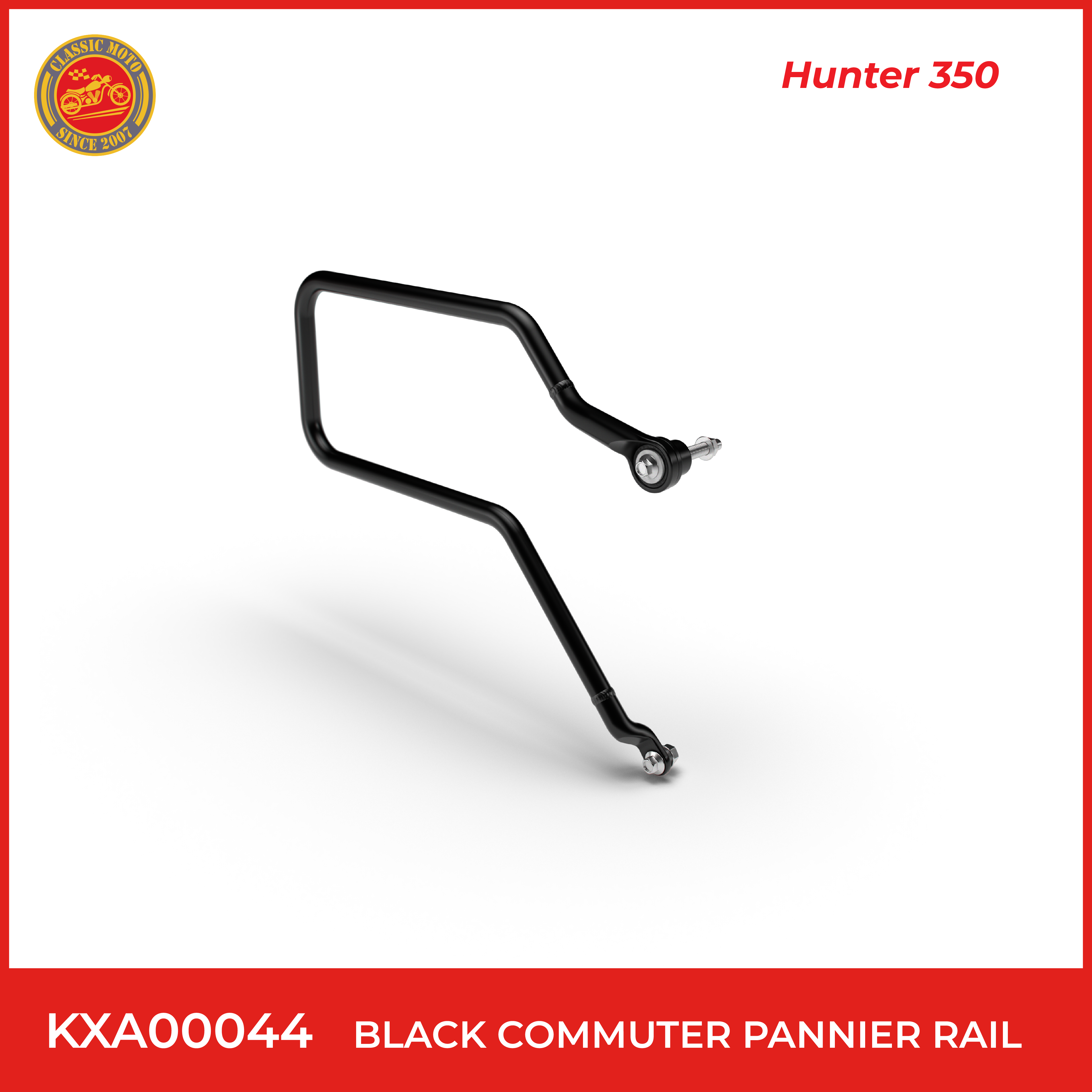 Black commuter painnier rail