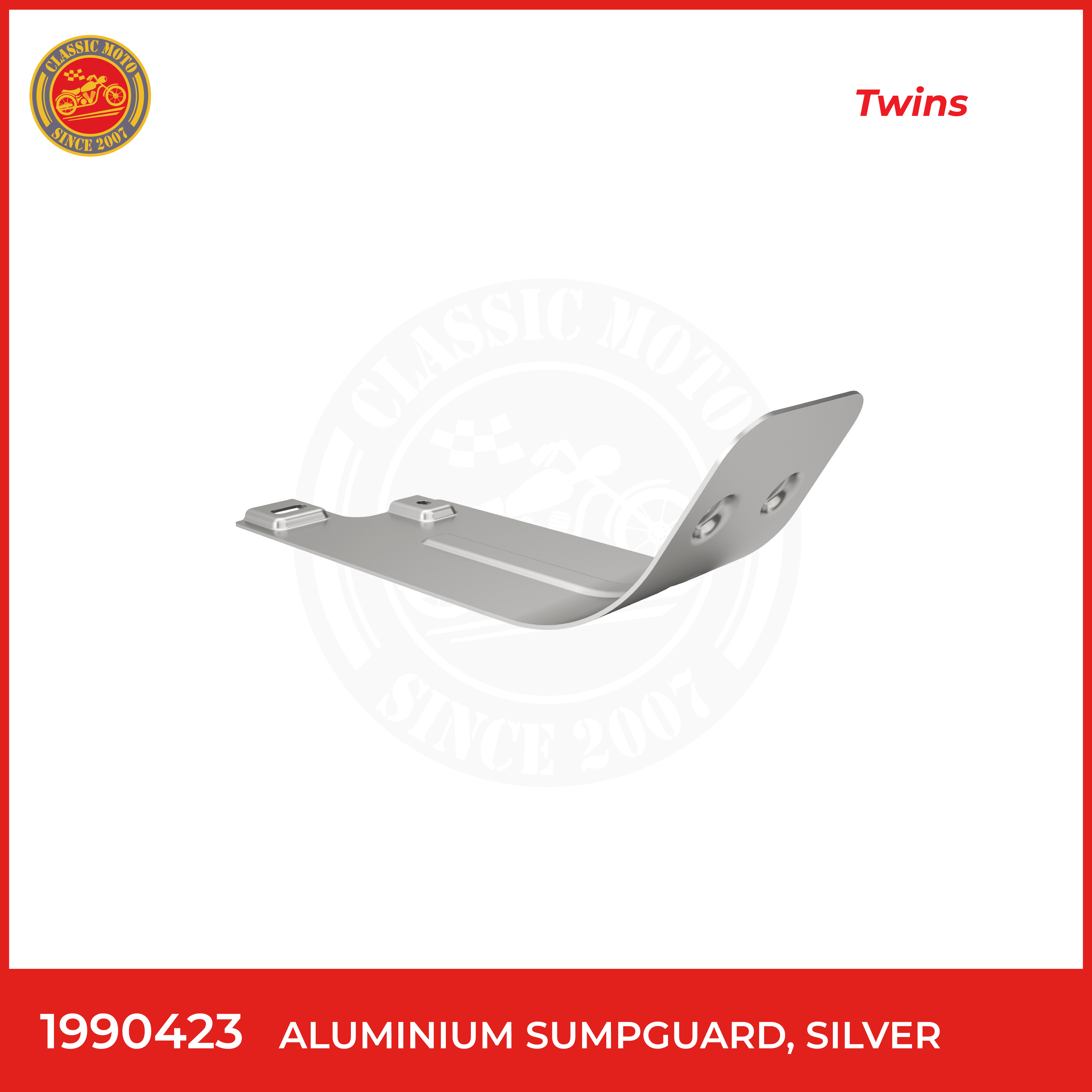 Aluminium sumpguard,silver