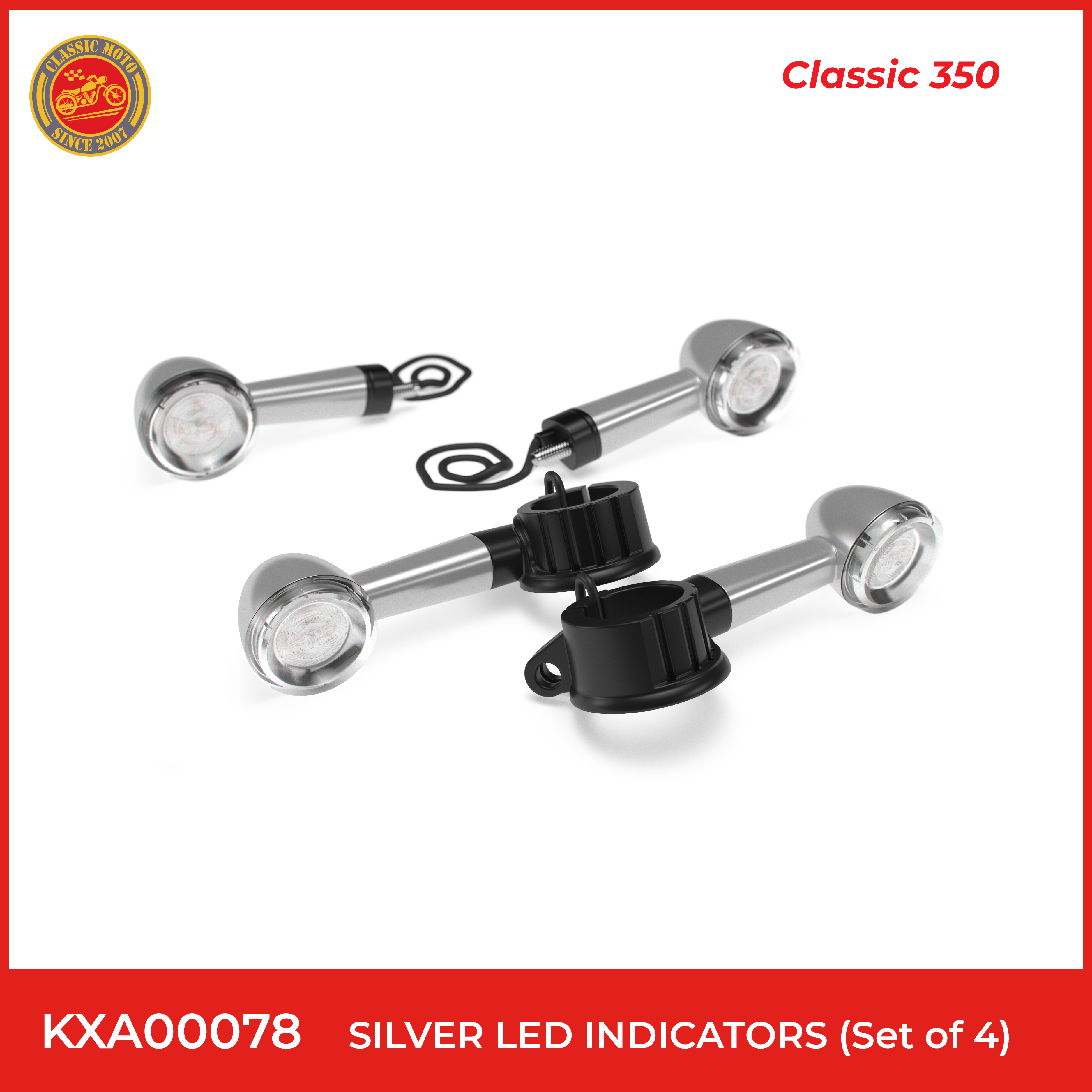 SILVER LED INDICATORS