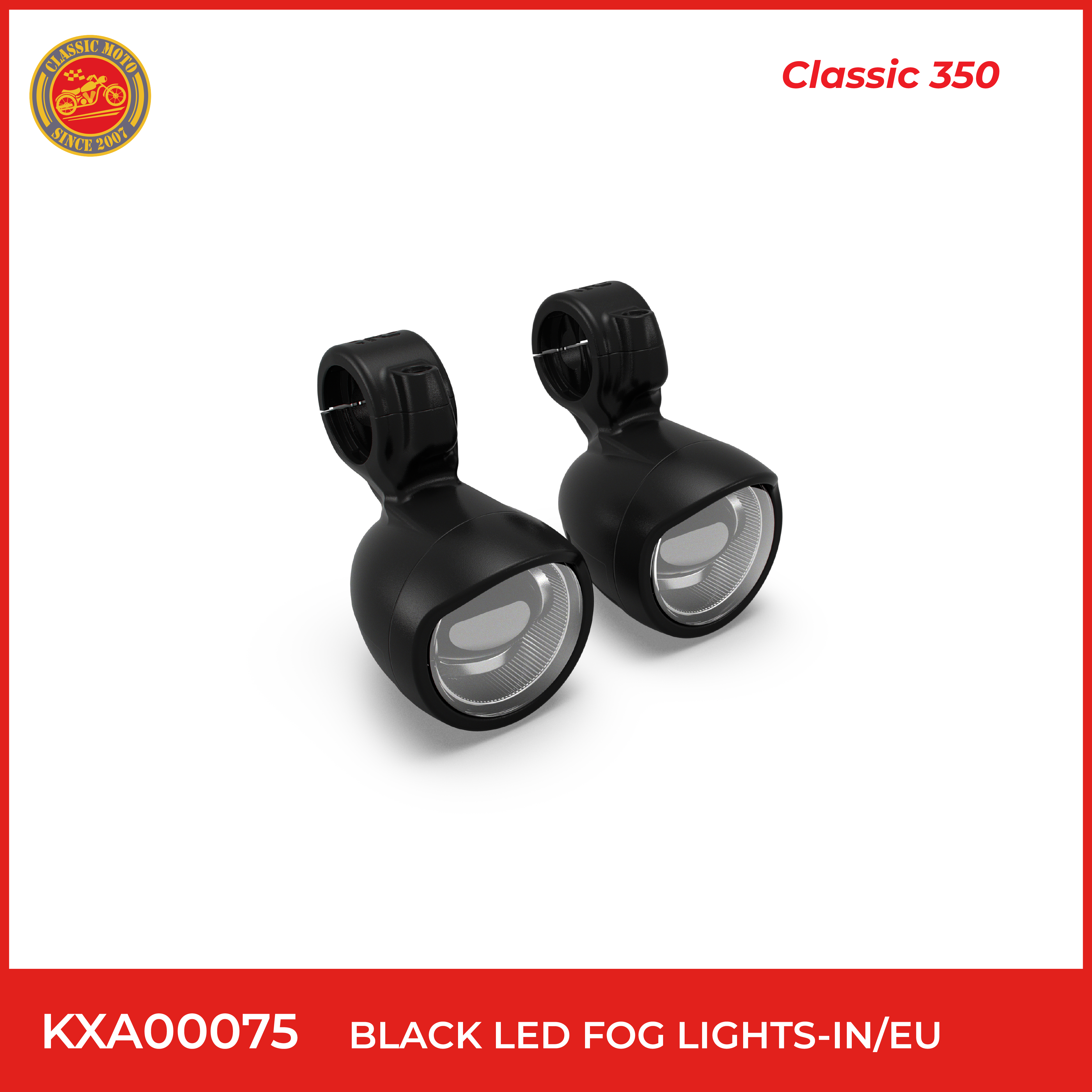 BLACK LED FOG LIGHTSIN/EU