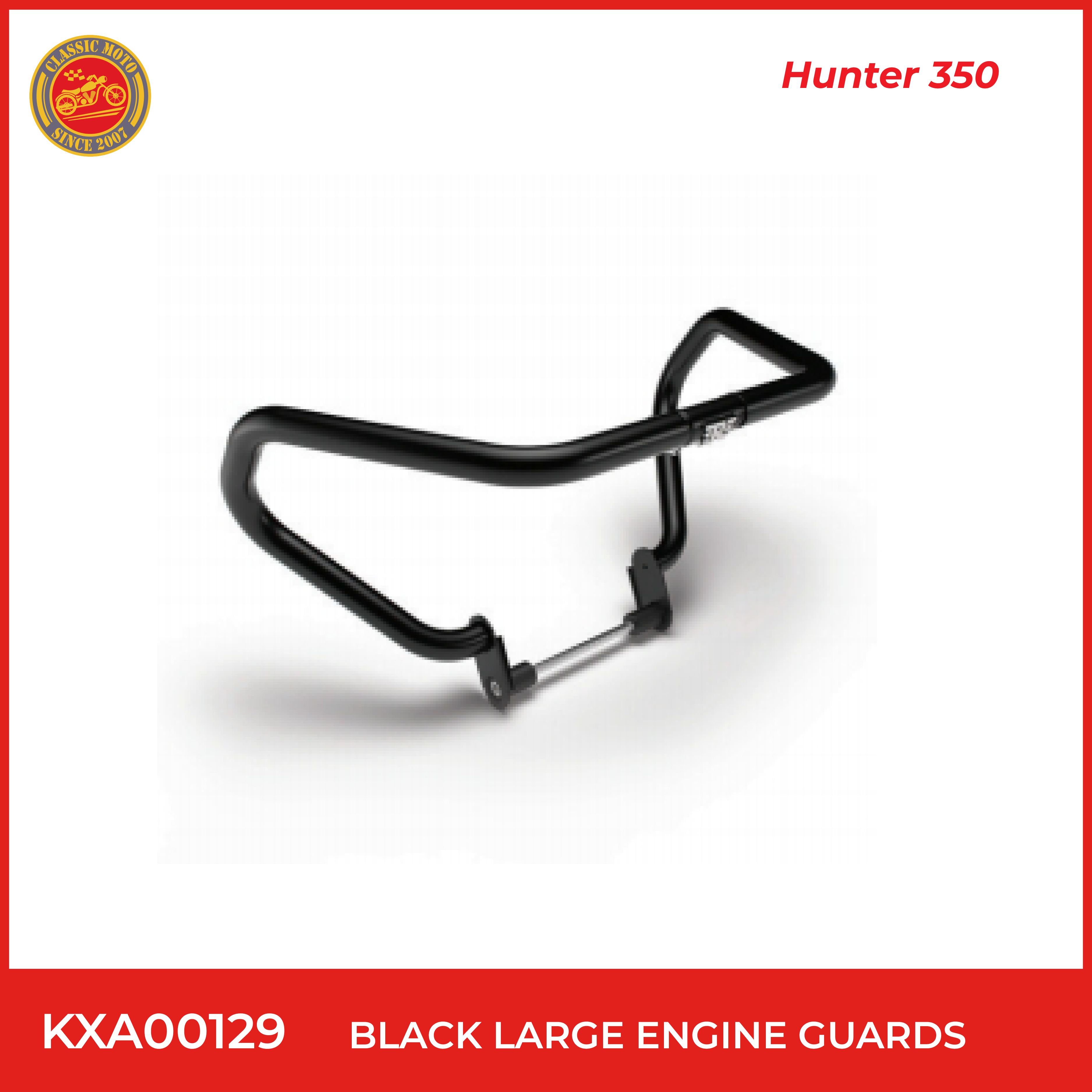 Black large engine guards