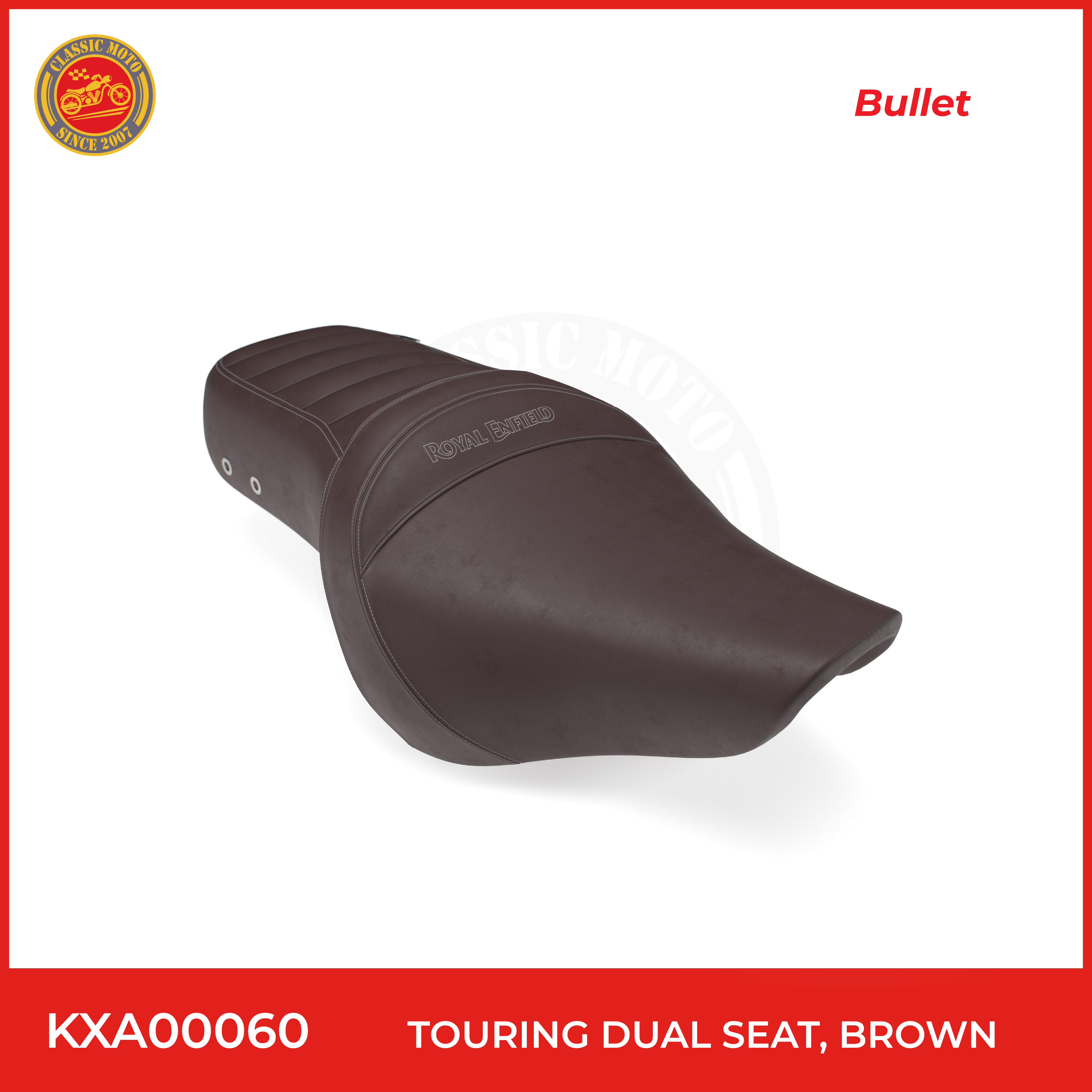 Touring dual seat,brown