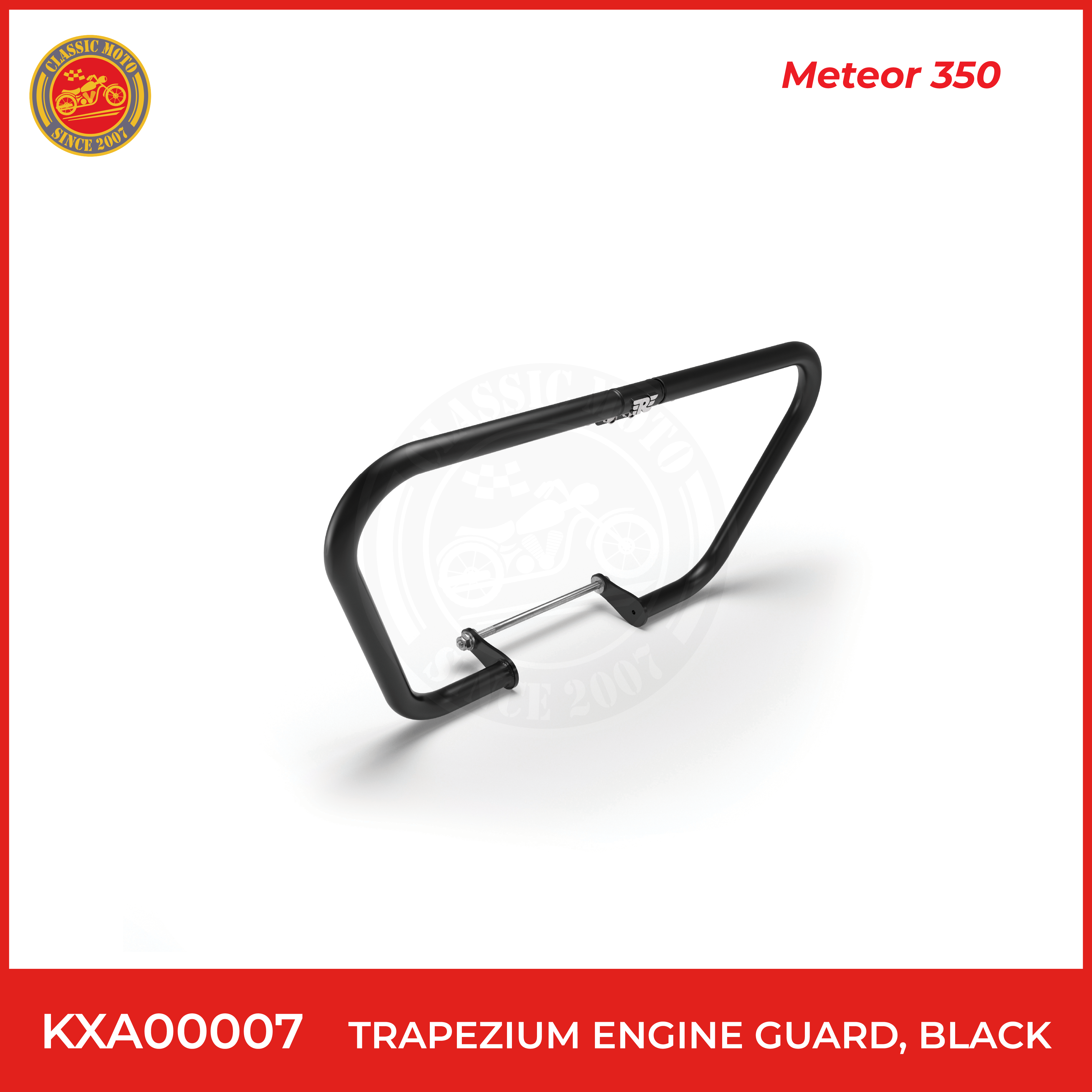 Trapezium engine guard,black